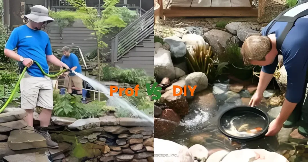 DIY Pond Cleaning vs Hiring a Professional
